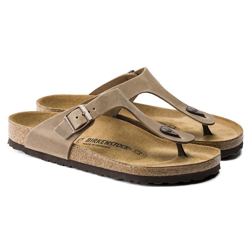 Gizeh Birkenstock Oiled Kozene Damske Hnede | SK 100JPQ